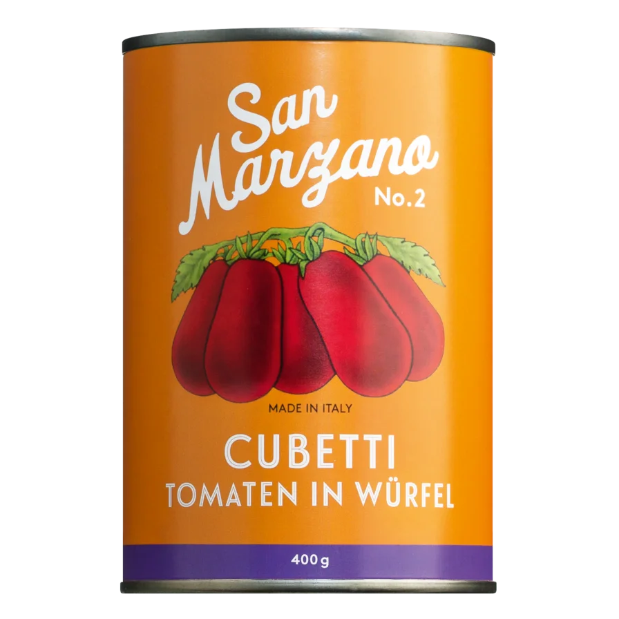 San Marzano Tomaten gewürfelt  400g