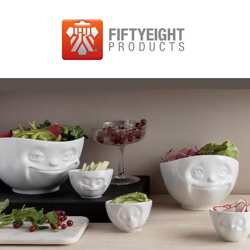 Eierbecher Set FIFTYEIGHT " Glücklich & HMPFF "