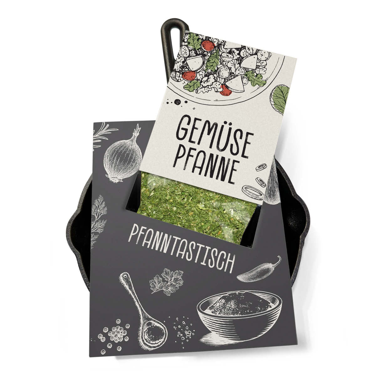 PFANTASTISCH  Pfanne mit Gewürz  " Gemüse "