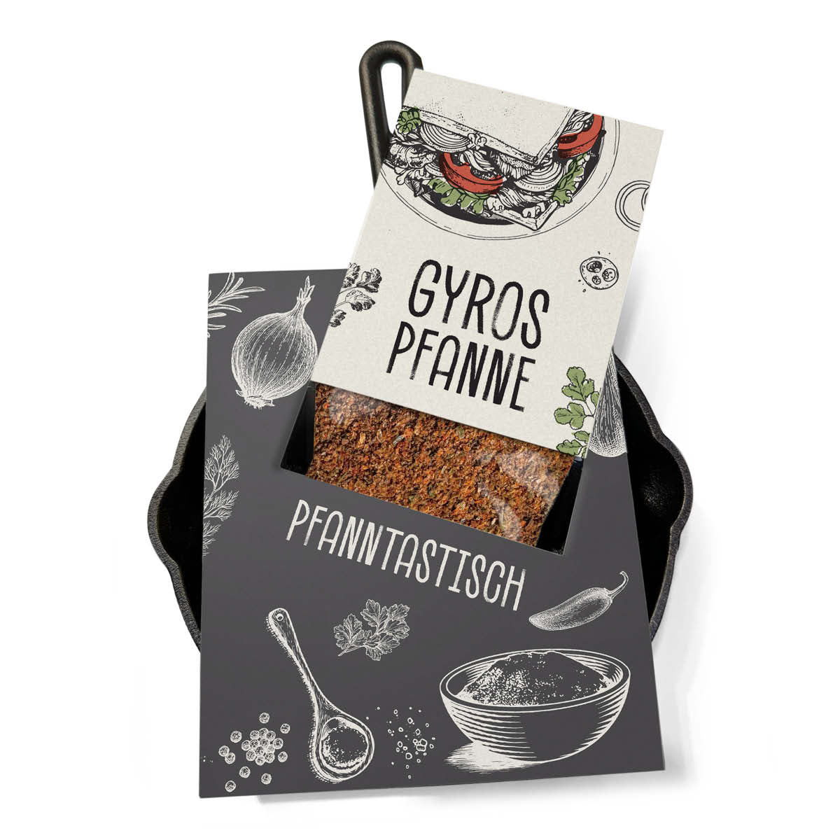 PFANNTASTISCH Pfanne mit Gewürz " Gyros "