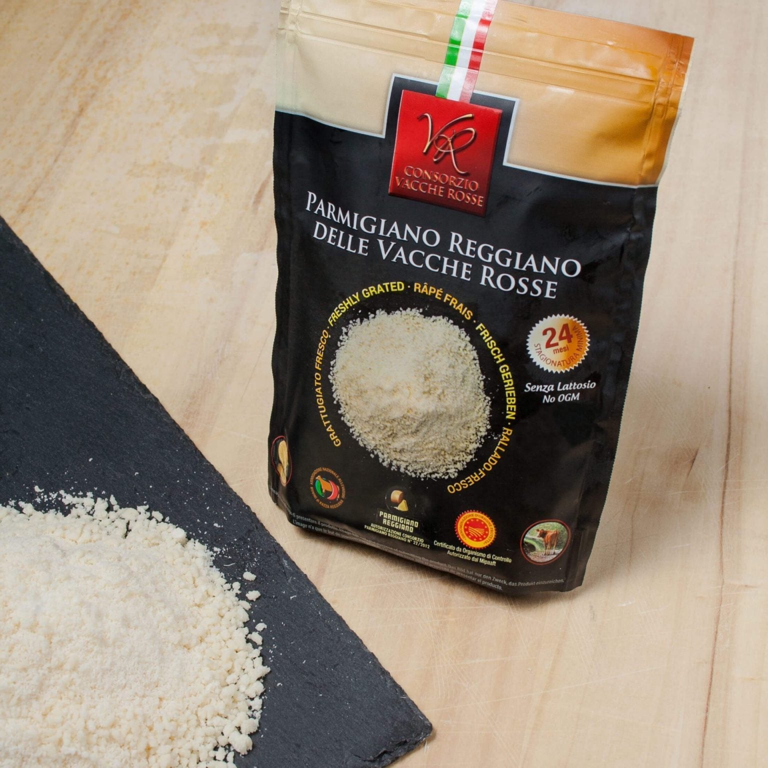 Parmigiano Reggiano Vacce Rosso gerieben 24 M 60g