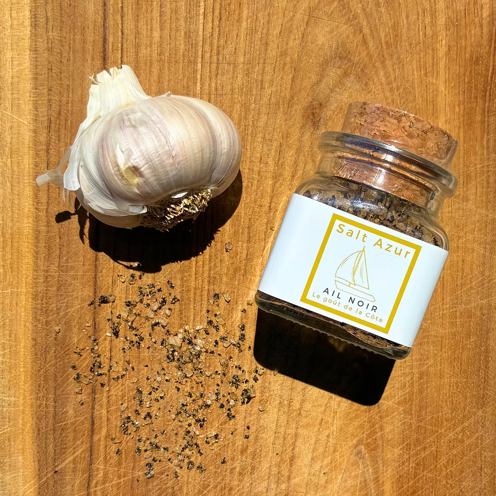 Salt Azur  Schwarzer Knoblauch Salz