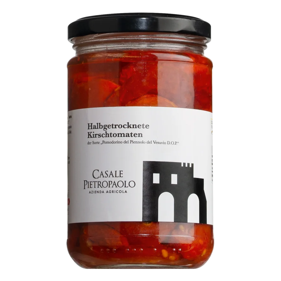 Halbgetrocknete Pienenolo  del Vesuvio Tomaten in Oil 350 g
