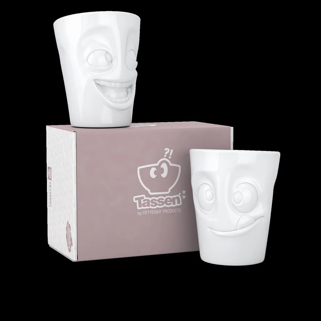 Becher Set No. 3 " witzig & lecker " 350 ml