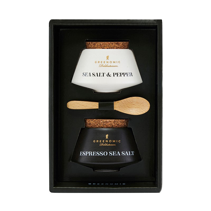 Geschenkset  Espresso Salz & Salz und Pfeffer