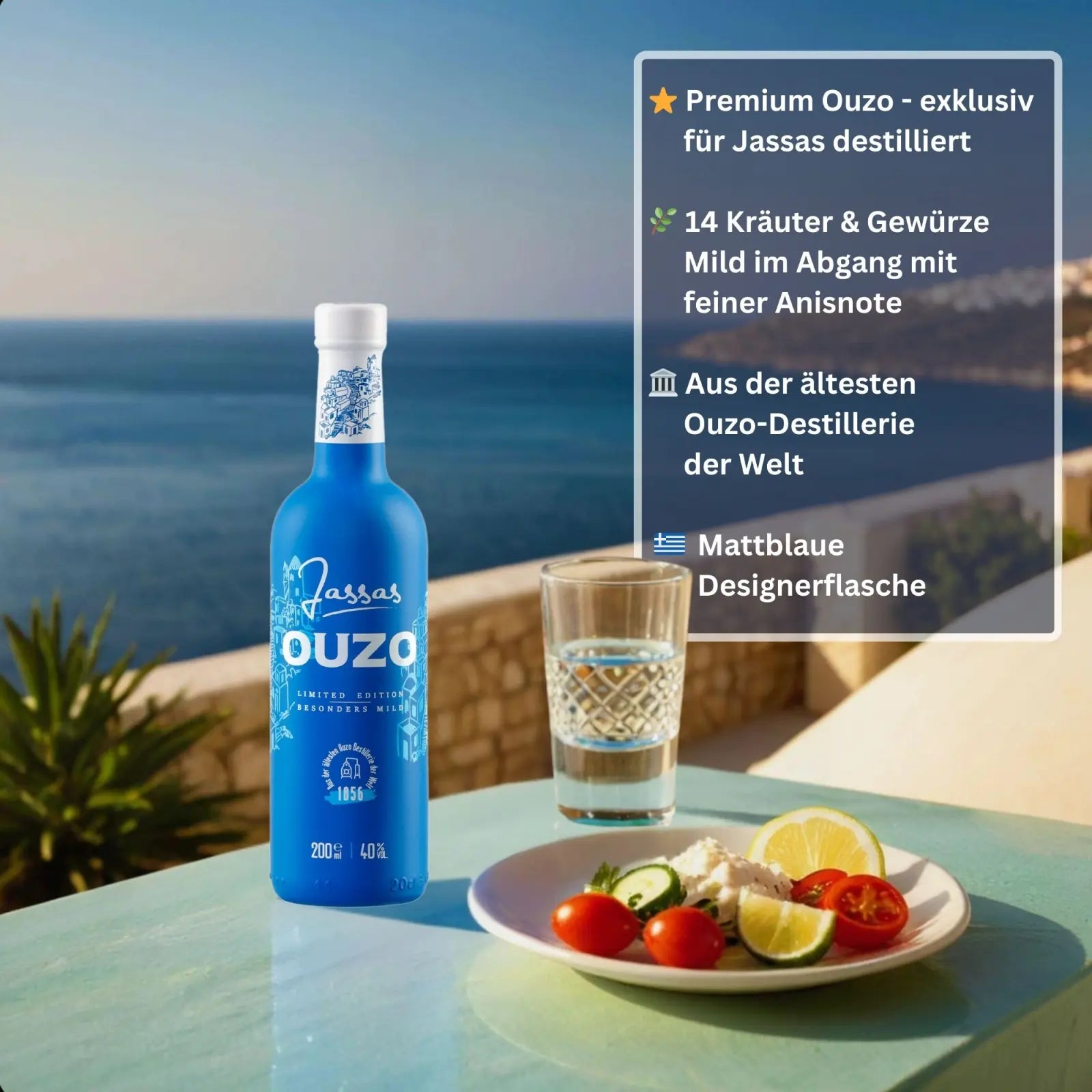 Jassas Ouzo 40% 0.2l