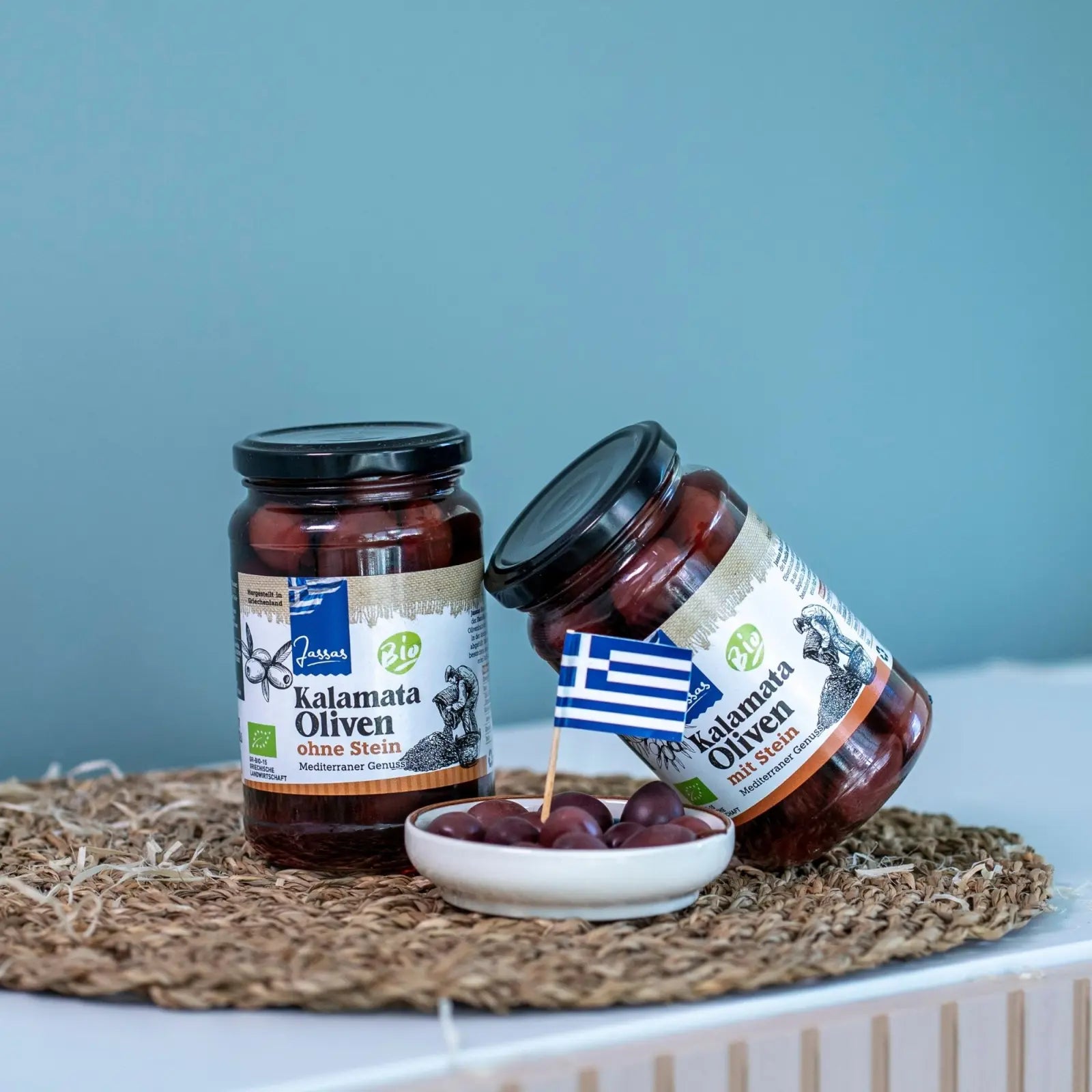 Kalamata Oliven ohne Stein BIO 175g