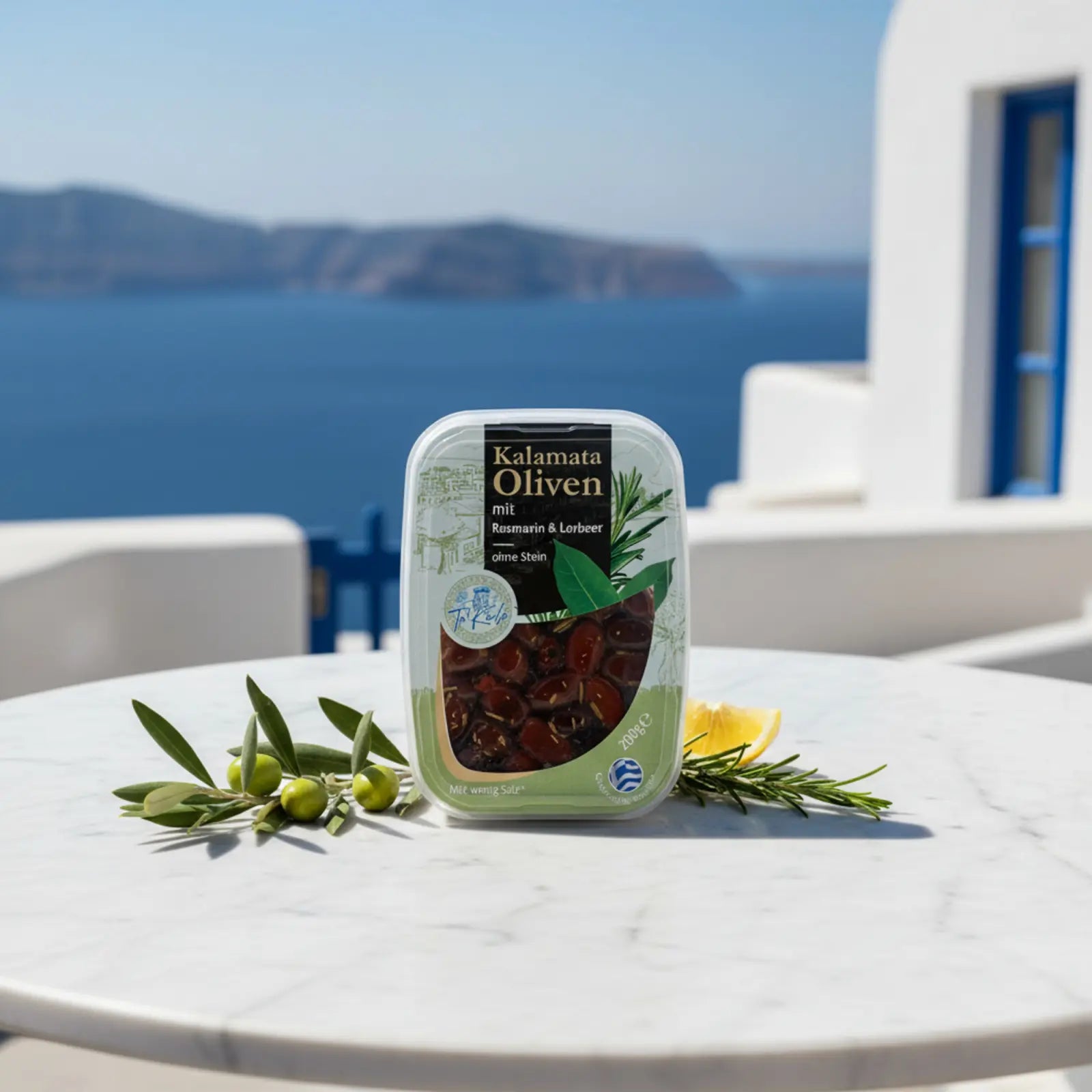 Kalamata Oliven Rosmarin & Lorbeer 200g