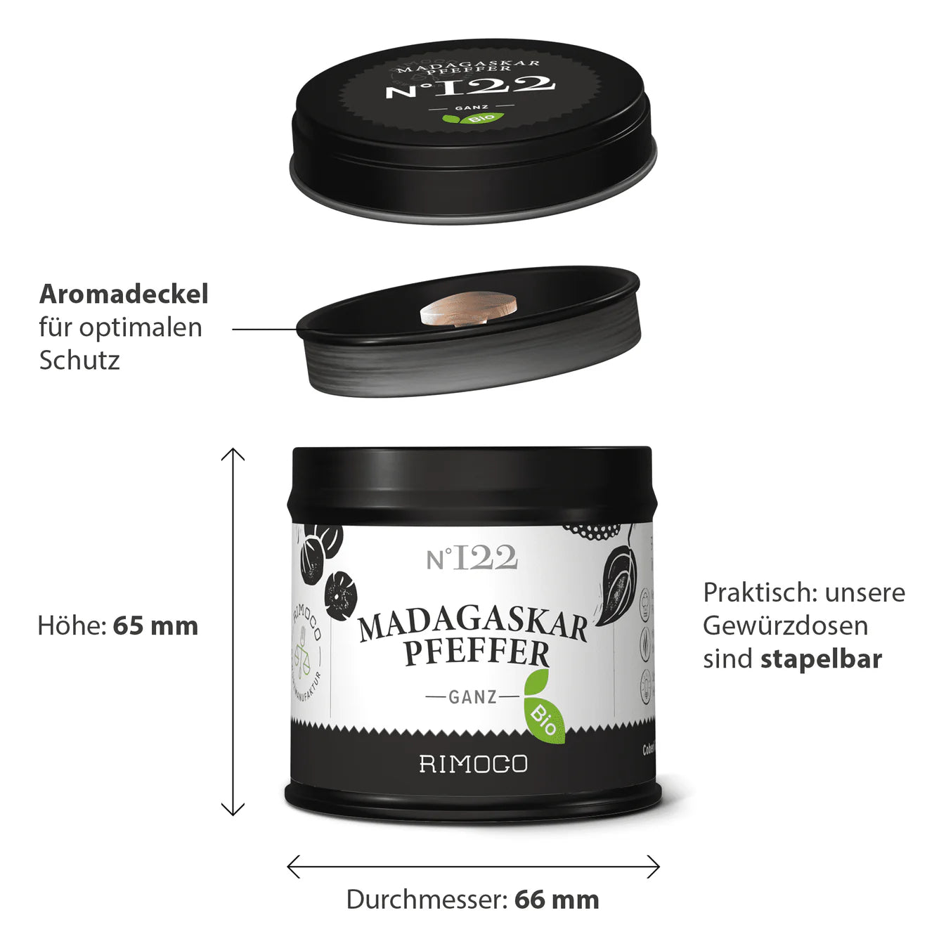 Madagaskar Pfeffer  No.122 Bio 70g