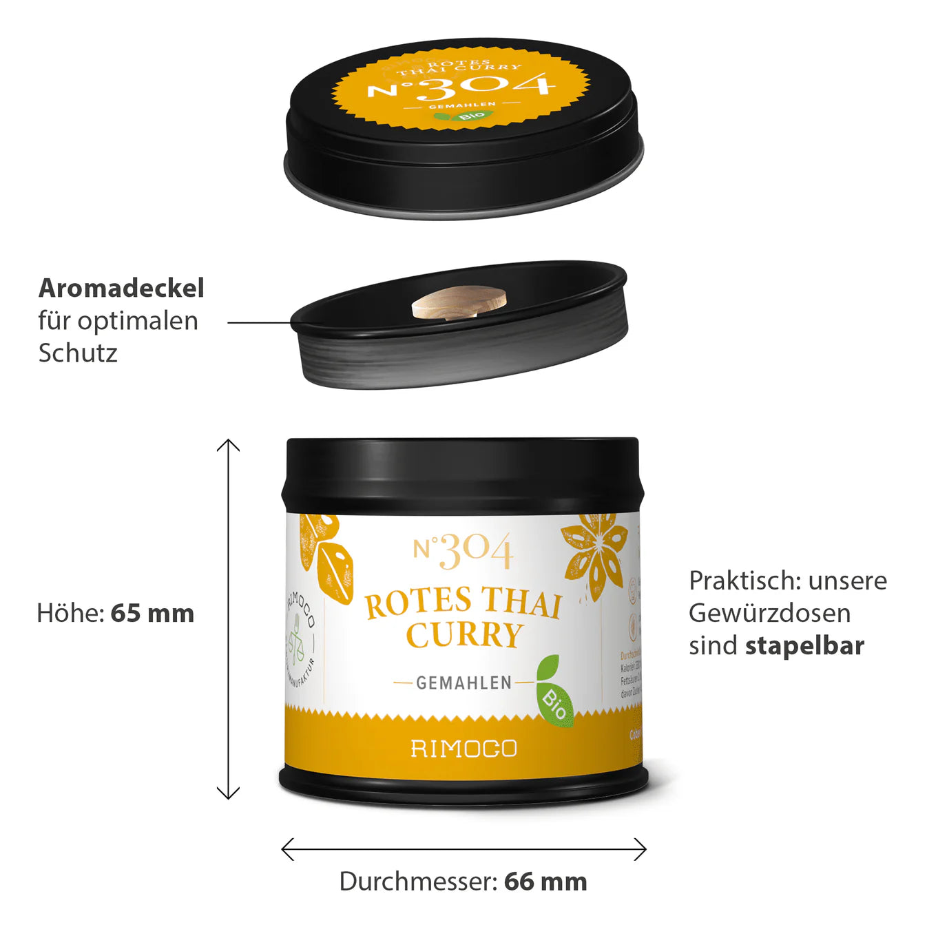 Rotes Thai Curry No. 304 BIo 60g