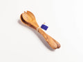 Salatbesteck Olivenholz klein 20cm