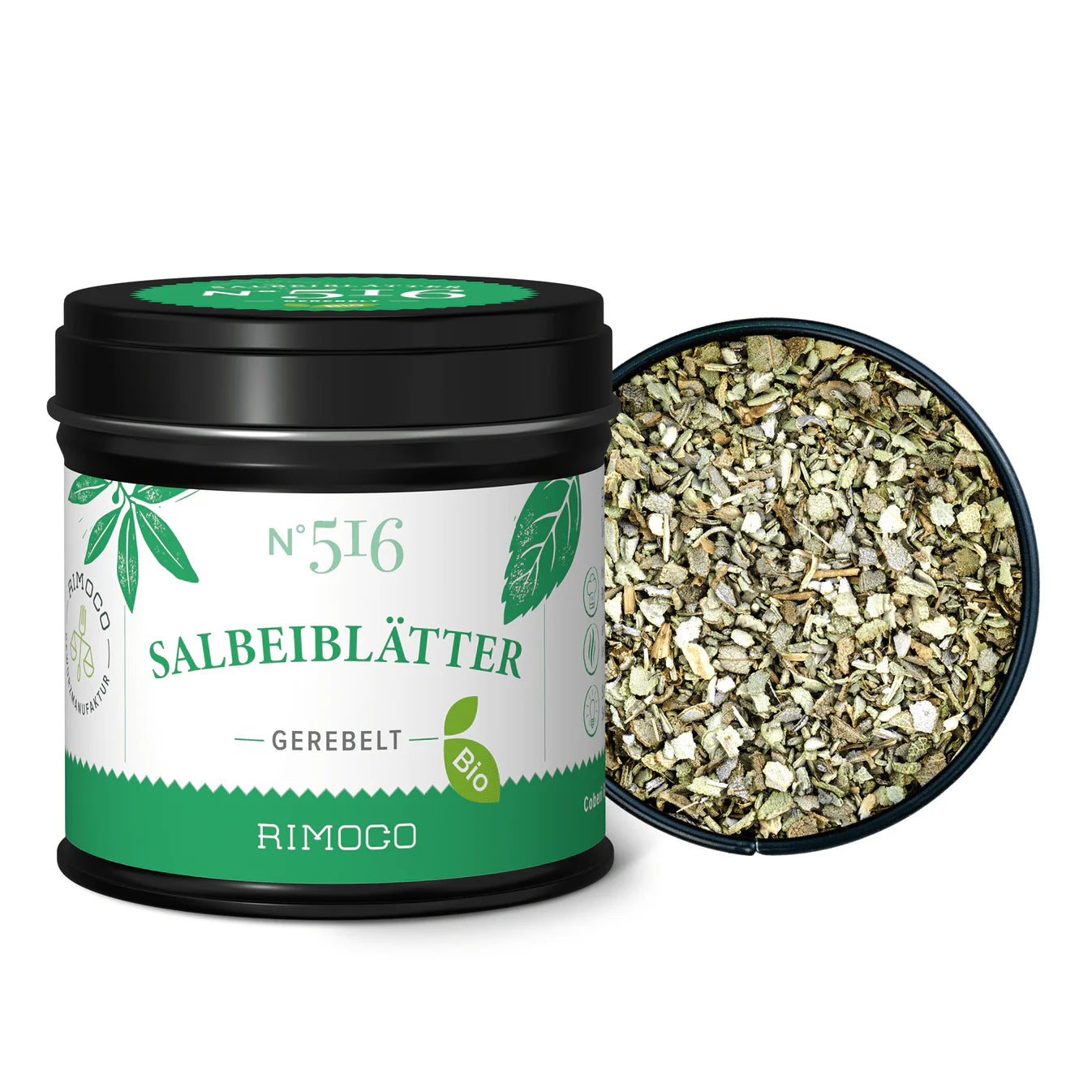 Salbei Blätter gerebelt No.516 Bio 20g
