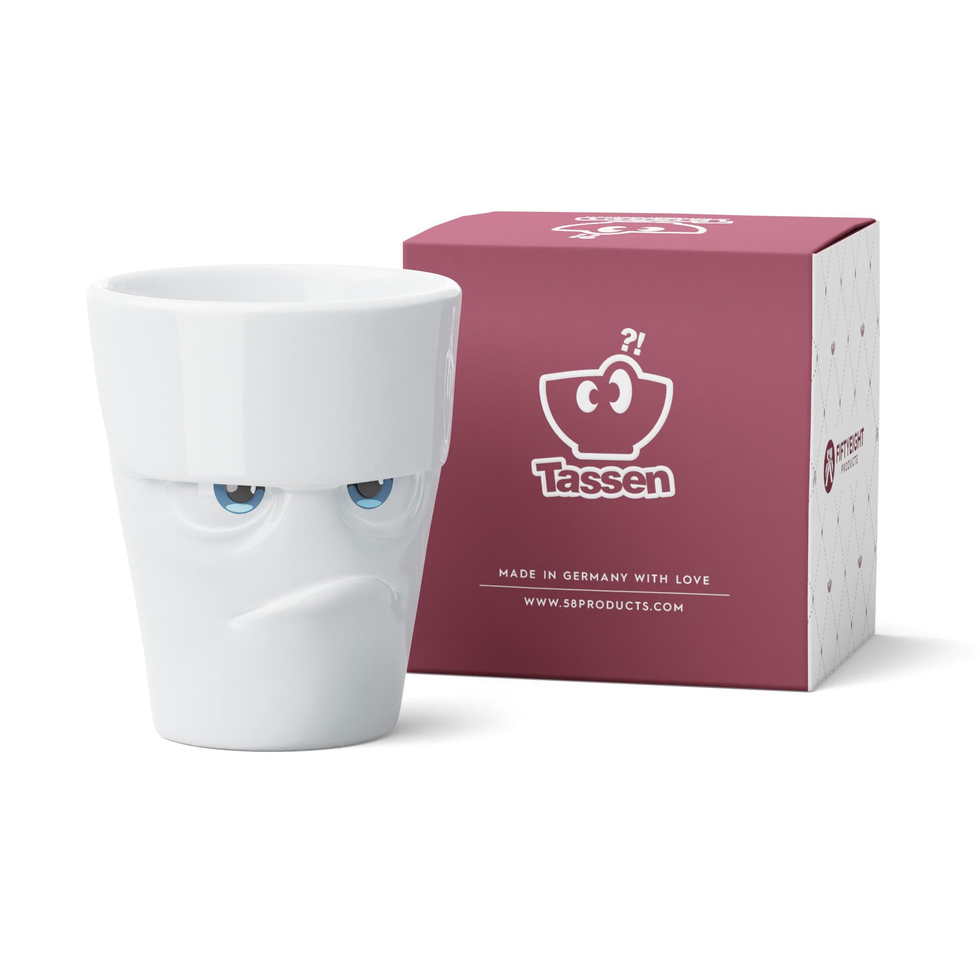 Tasse FIFTYEIGHT Henkelbecher Movie Edition " Grummelig "